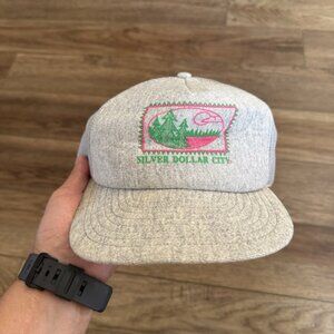 Vintage Silver Dollar City Trucker Snapback Hat